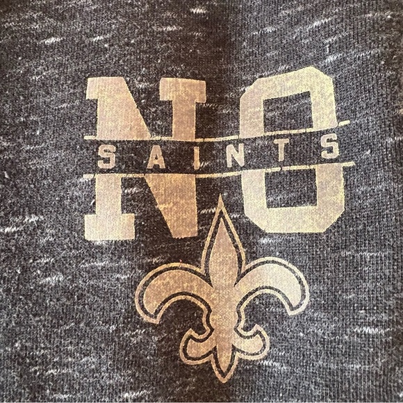 NFL New Orleans Saints grey‎ heather sweatpants. Men's size Med. GUC - Picture 8 of 8